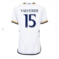Real Madrid Federico Valverde #15 Replica Home Shirt Ladies 2023-24 Short Sleeve